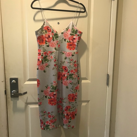 ASOS Flowery Blue Dress - Picture 6 of 8